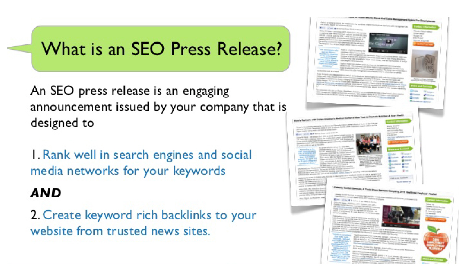 Press Release Copy, Edit, Distibution